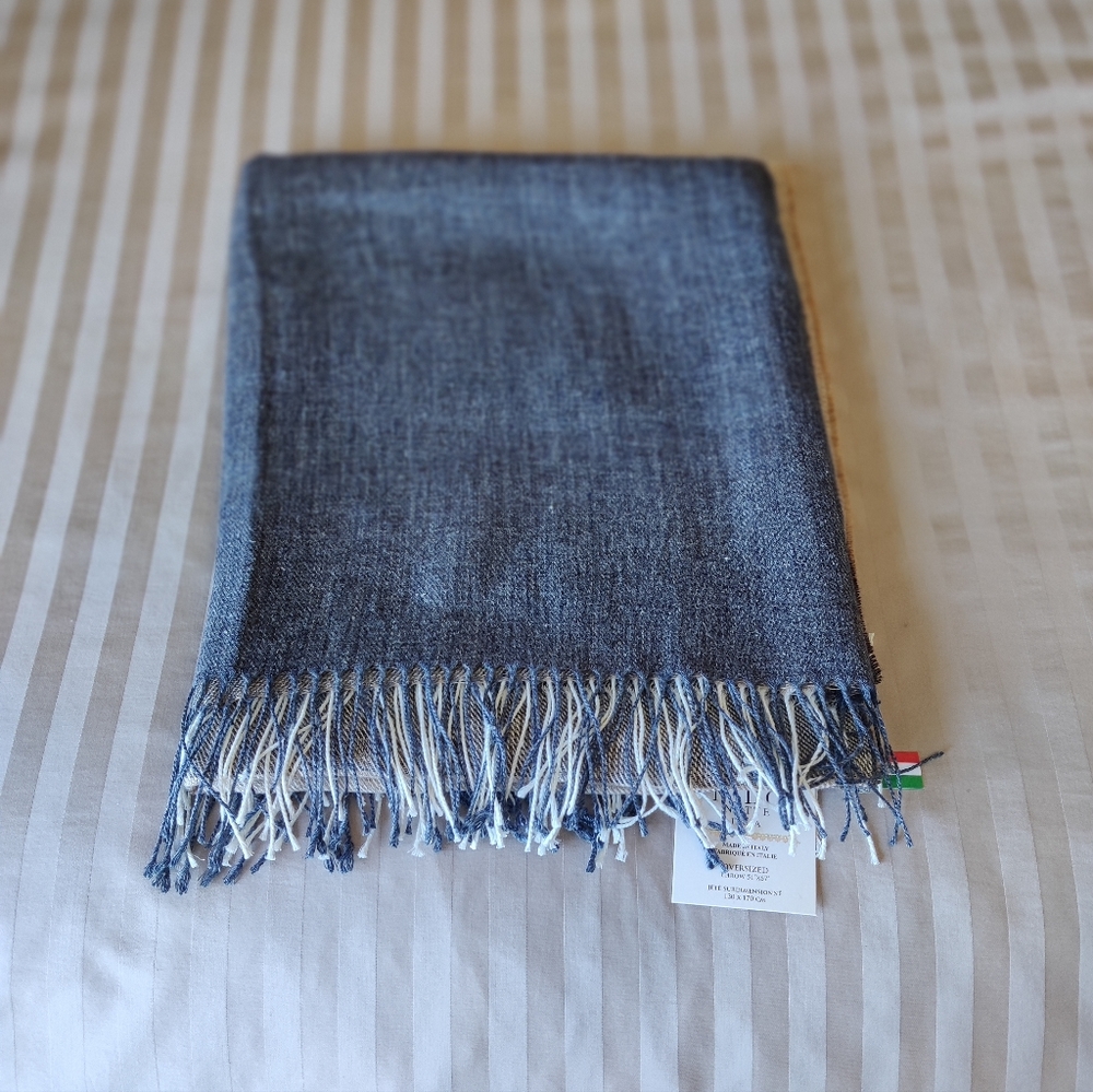 NEW Nido Notte Linen Throw